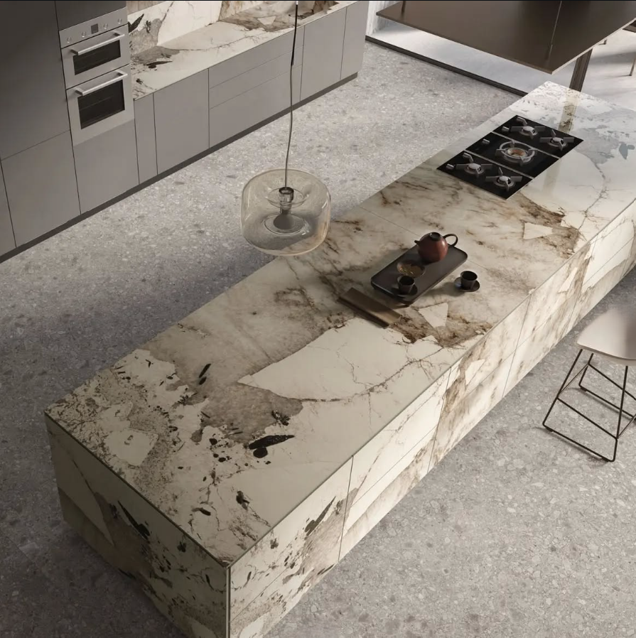 Magellano sur plan de travail et ilot